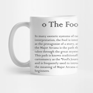 The Fool Tarot Arcana meaning Mug